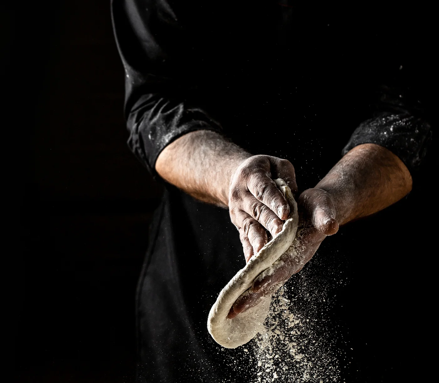 Hand-stretched dough at Wings'N'Pies Groton